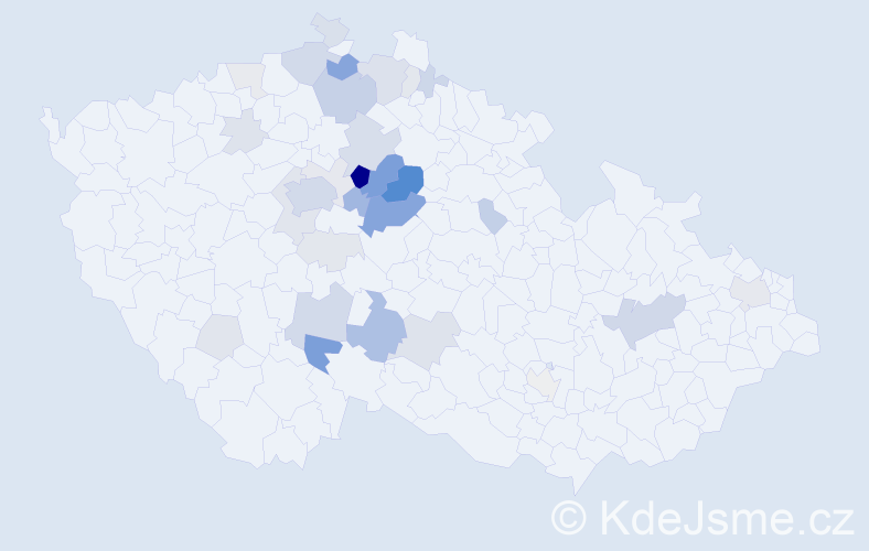 Příjmení: 'Serbus', počet výskytů 119 v celé ČR