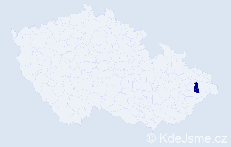 Příjmení: 'Kárpáti', počet výskytů 2 v celé ČR