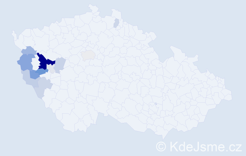 Příjmení: 'Grlák', počet výskytů 26 v celé ČR