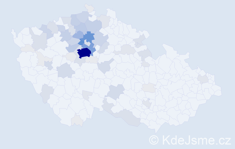 Příjmení: 'Plicková', počet výskytů 280 v celé ČR