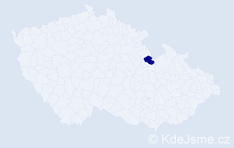 Příjmení: 'Gulewska', počet výskytů 1 v celé ČR