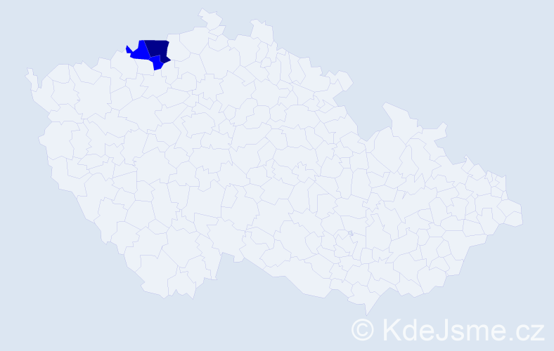 Příjmení: 'Rotstein', počet výskytů 4 v celé ČR