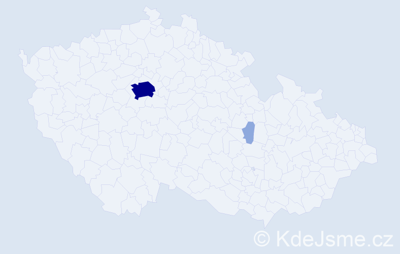Příjmení: 'Keim', počet výskytů 8 v celé ČR