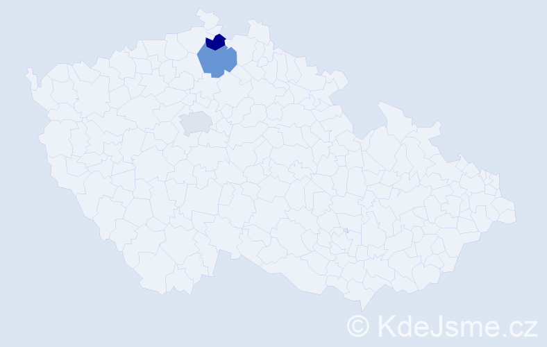 Příjmení: 'Medynská', počet výskytů 3 v celé ČR