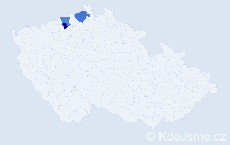Příjmení: 'Ganyo', počet výskytů 29 v celé ČR