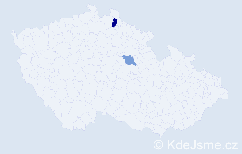 Příjmení: 'Sianos', počet výskytů 3 v celé ČR