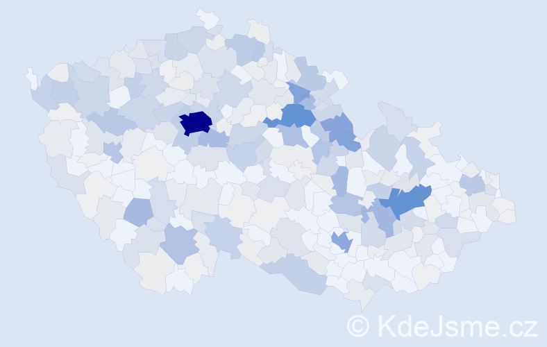 Příjmení: 'Hynek', počet výskytů 1577 v celé ČR