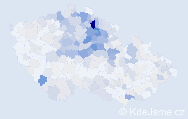 Příjmení: 'Vojtíšková', počet výskytů 1167 v celé ČR