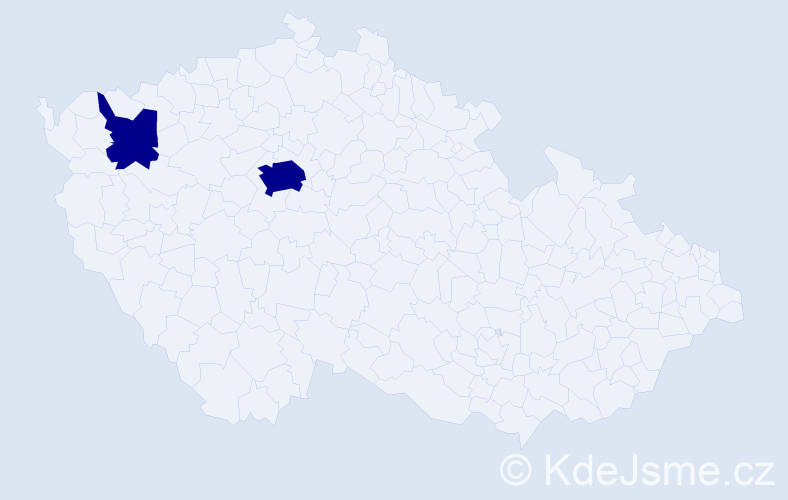 Příjmení: 'Koroš', počet výskytů 2 v celé ČR