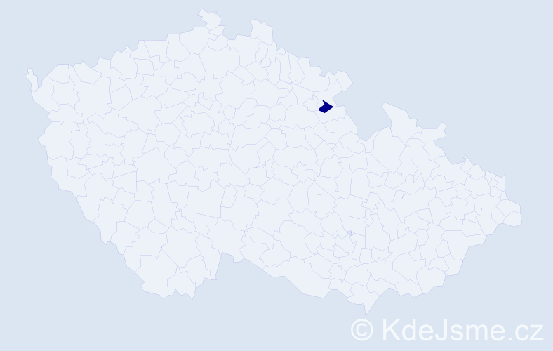 Příjmení: 'Spiritelliová', počet výskytů 1 v celé ČR