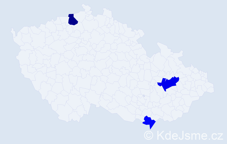 Příjmení: 'Rückschlos', počet výskytů 10 v celé ČR