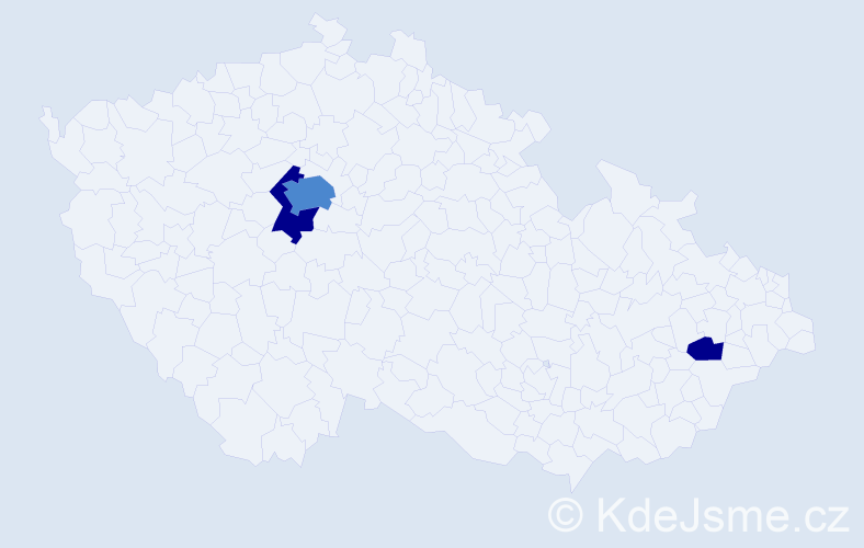 Příjmení: '"Abu Assad"', počet výskytů 7 v celé ČR