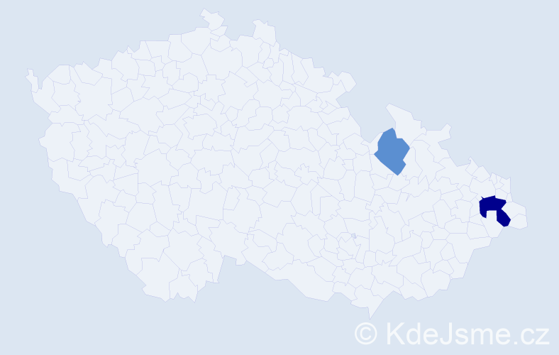 Příjmení: 'Piekielnická', počet výskytů 4 v celé ČR