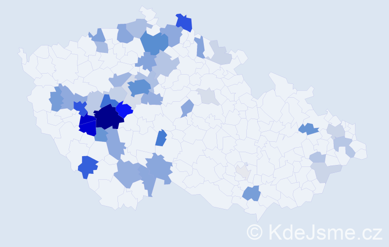 Příjmení: 'Kotrbatá', počet výskytů 158 v celé ČR