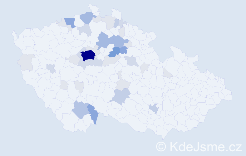 Příjmení: 'Libánská', počet výskytů 118 v celé ČR