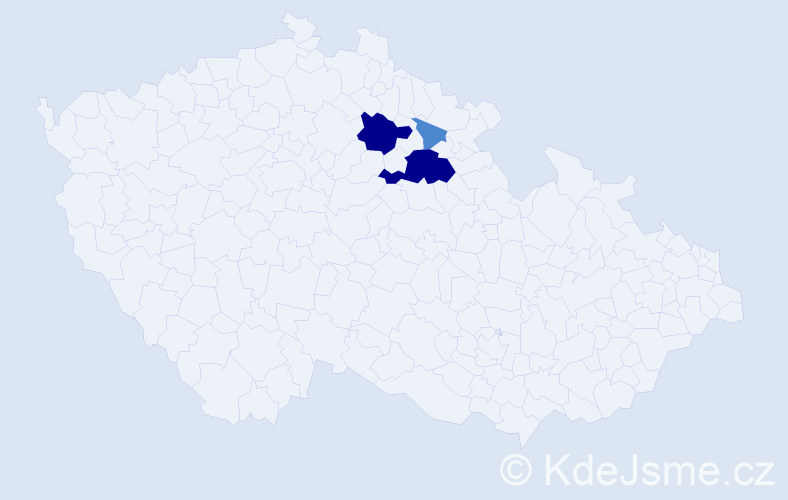 Příjmení: 'Suchoradská', počet výskytů 7 v celé ČR