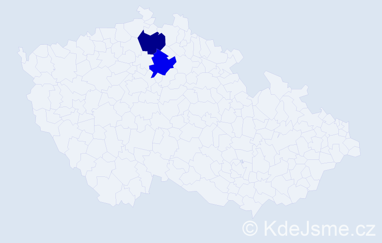 Příjmení: 'Bobincová', počet výskytů 2 v celé ČR