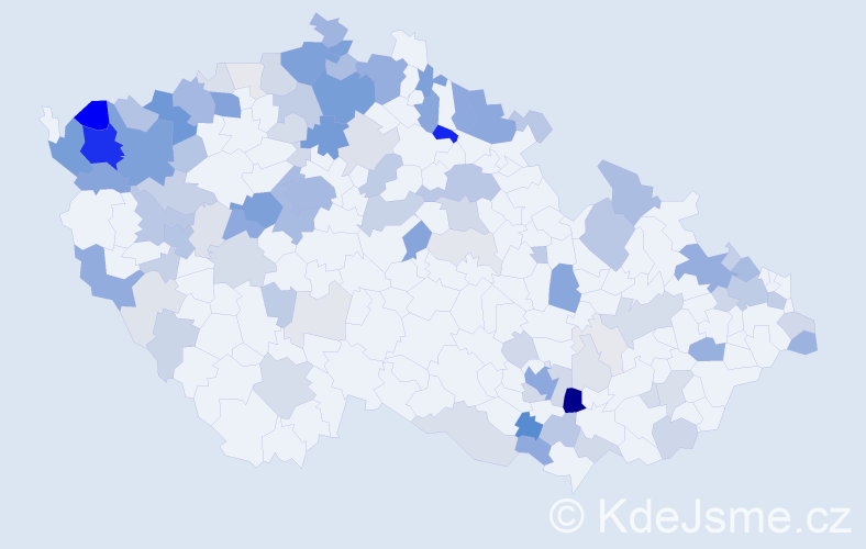 Příjmení: 'Lorenz', počet výskytů 383 v celé ČR