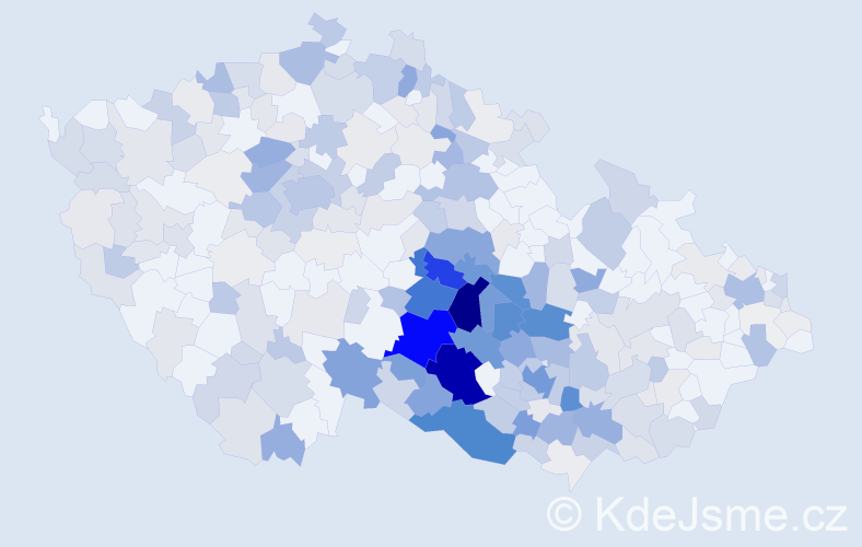 Příjmení: 'Dočekal', počet výskytů 1221 v celé ČR