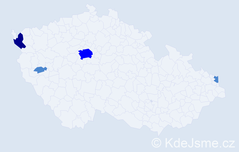 Příjmení: 'Strohmaier', počet výskytů 7 v celé ČR