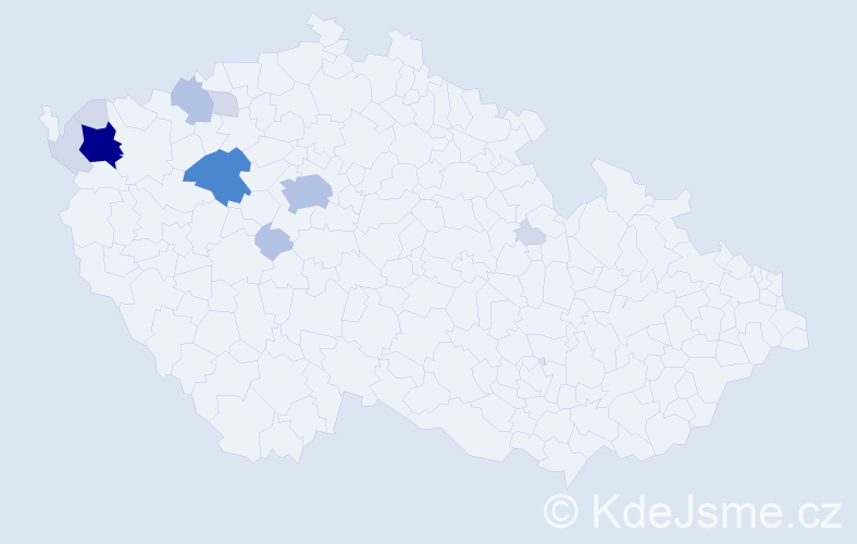 Příjmení: 'Pleierová', počet výskytů 34 v celé ČR