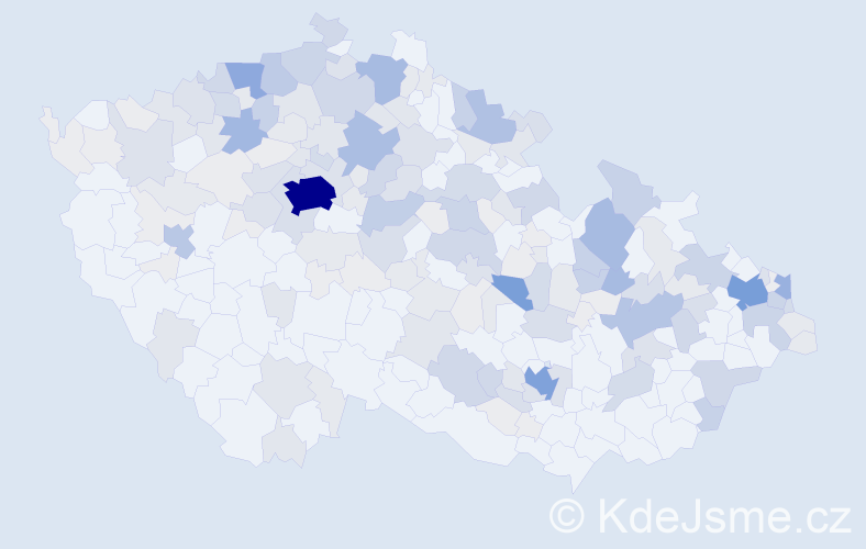 Příjmení: 'Dittrich', počet výskytů 766 v celé ČR