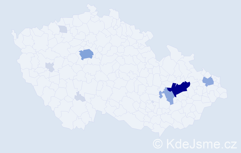 Příjmení: 'Knausová', počet výskytů 29 v celé ČR
