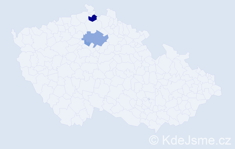 Příjmení: 'Holčuk', počet výskytů 7 v celé ČR