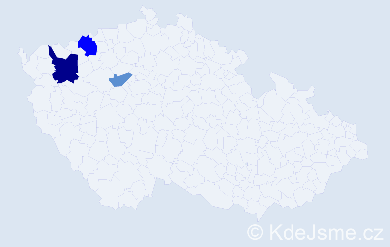 Příjmení: 'Spazierer', počet výskytů 9 v celé ČR