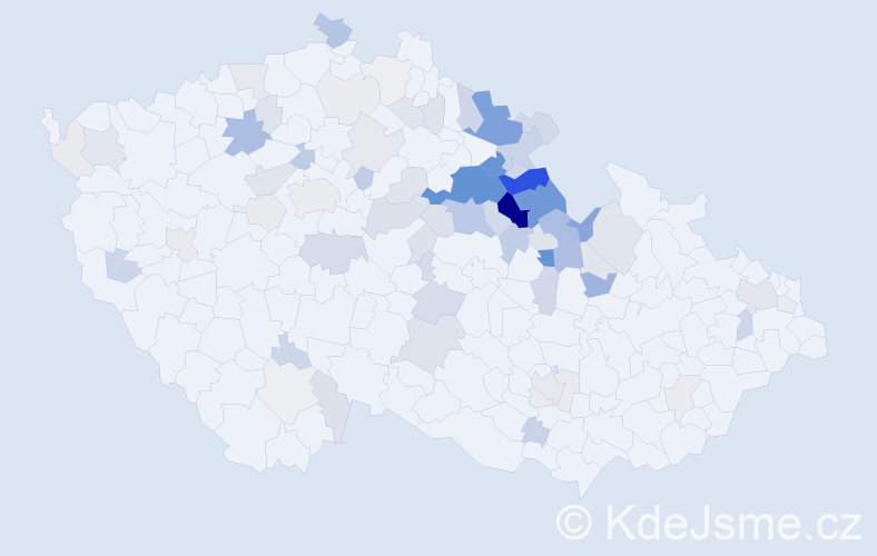 Příjmení: 'Vašata', počet výskytů 236 v celé ČR