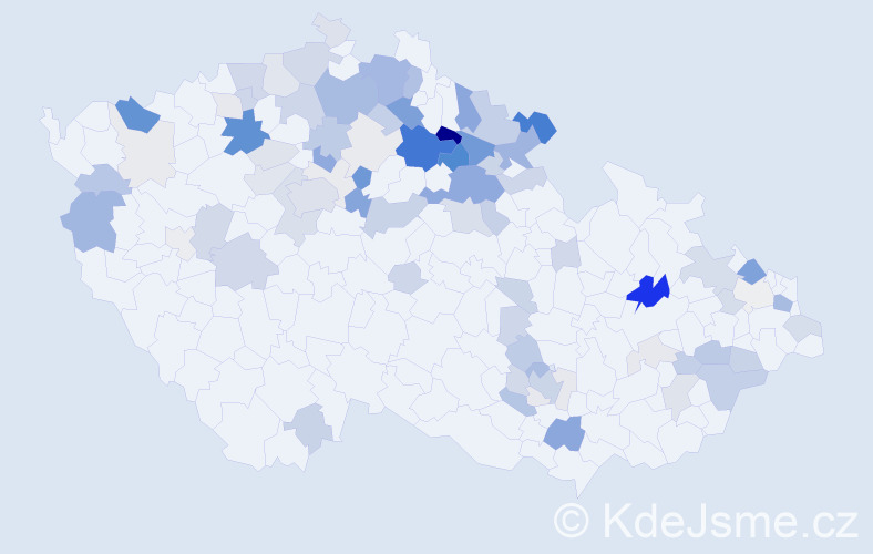 Příjmení: 'Groh', počet výskytů 279 v celé ČR