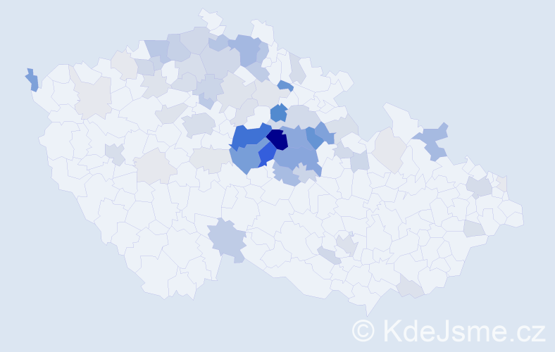 Příjmení: 'Forštová', počet výskytů 216 v celé ČR