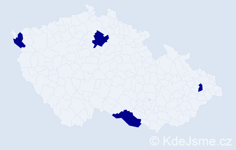 Příjmení: '"Dao Duc"', počet výskytů 4 v celé ČR
