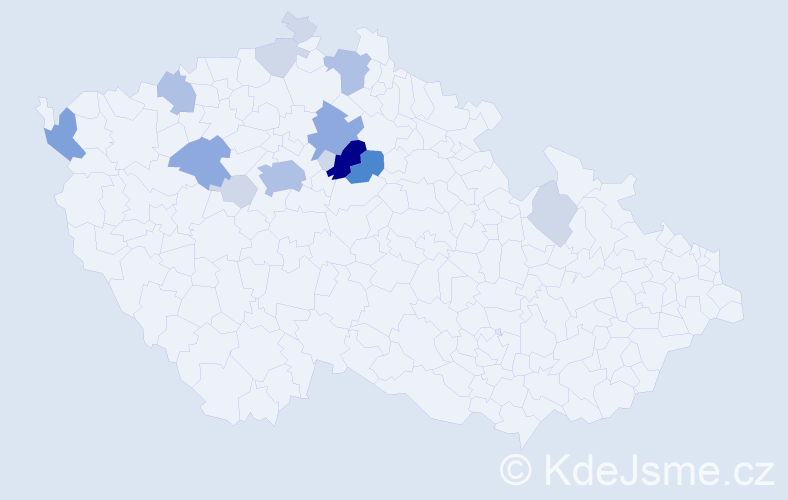 Příjmení: 'Grospič', počet výskytů 43 v celé ČR