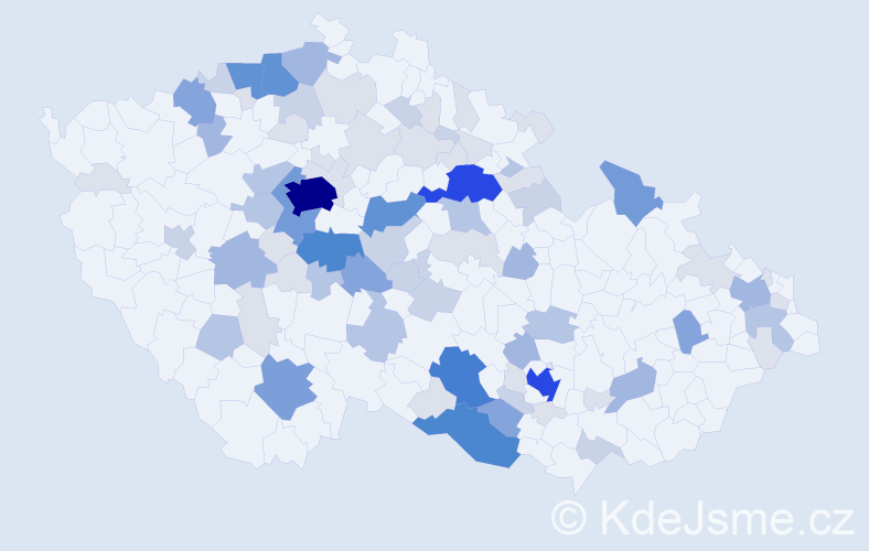 Příjmení: 'Buchal', počet výskytů 274 v celé ČR