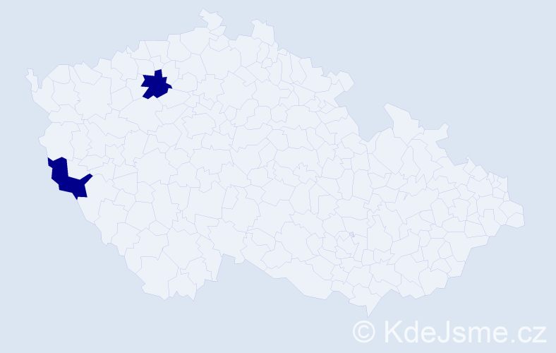 Příjmení: 'Szmigiel', počet výskytů 4 v celé ČR