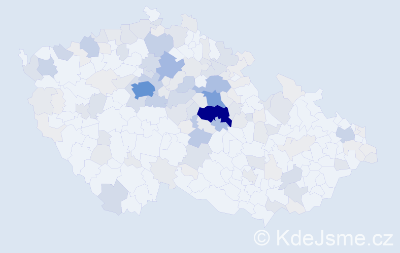 Příjmení: 'Paulus', počet výskytů 476 v celé ČR
