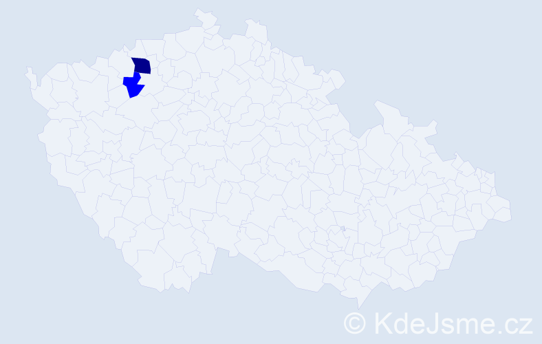 Příjmení: 'Willfahrt', počet výskytů 3 v celé ČR