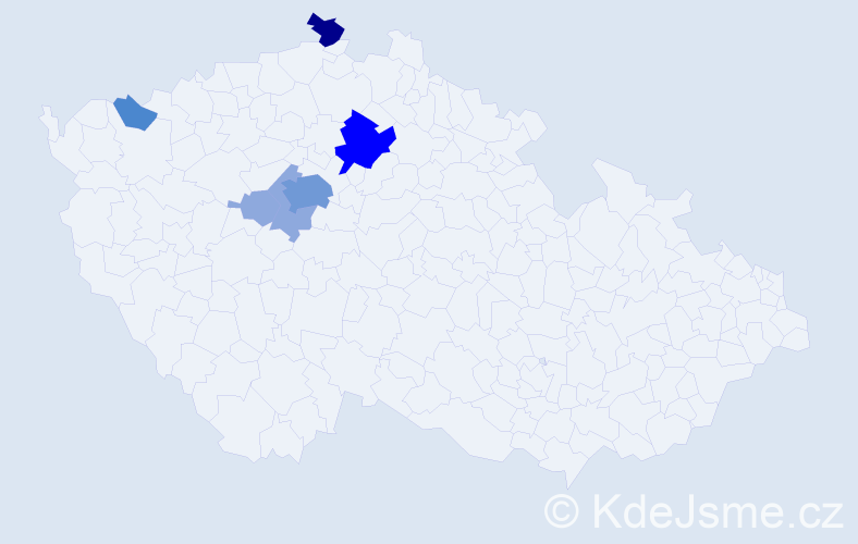 Příjmení: 'Maazová', počet výskytů 17 v celé ČR