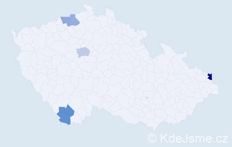 Příjmení: 'Krommelová', počet výskytů 11 v celé ČR