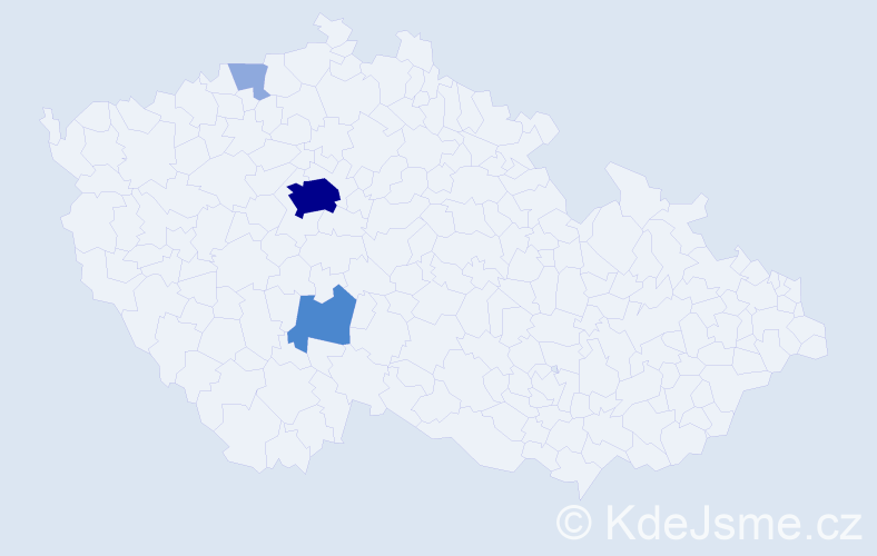 Příjmení: 'Strašrybková', počet výskytů 8 v celé ČR