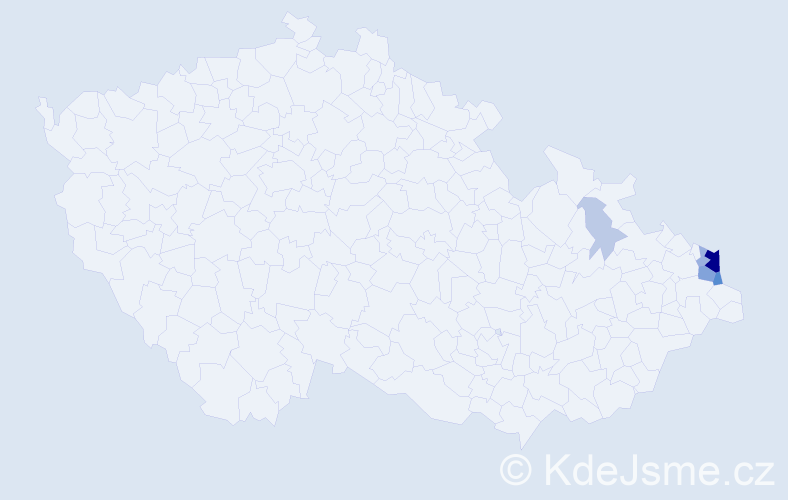 Příjmení: 'Brzósková', počet výskytů 28 v celé ČR