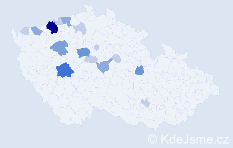Příjmení: 'Brodníčková', počet výskytů 41 v celé ČR