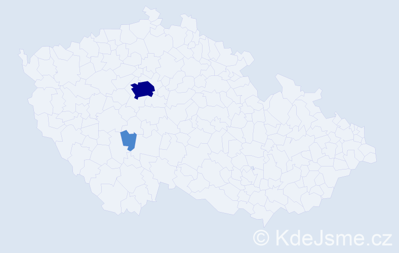 Příjmení: 'Rybakov', počet výskytů 4 v celé ČR
