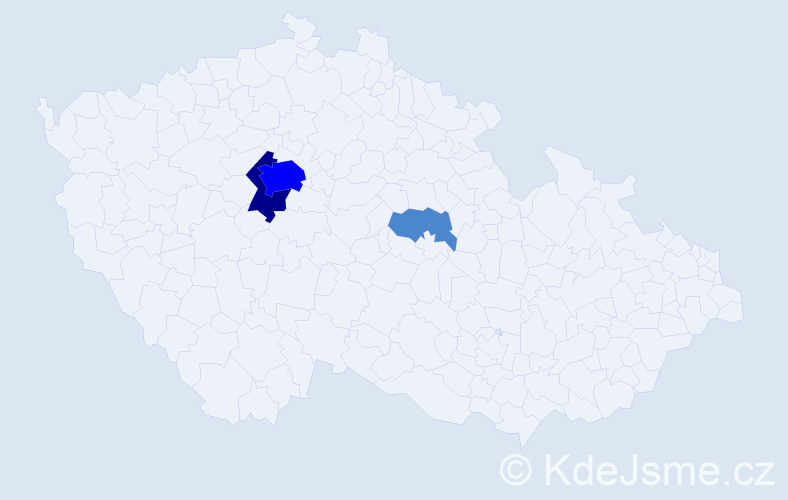 Příjmení: 'Stiebalová', počet výskytů 6 v celé ČR
