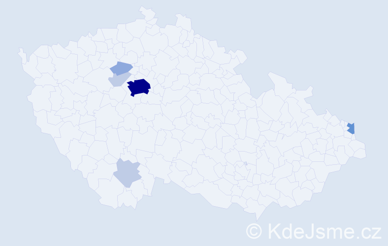 Příjmení: 'Goetzová', počet výskytů 18 v celé ČR