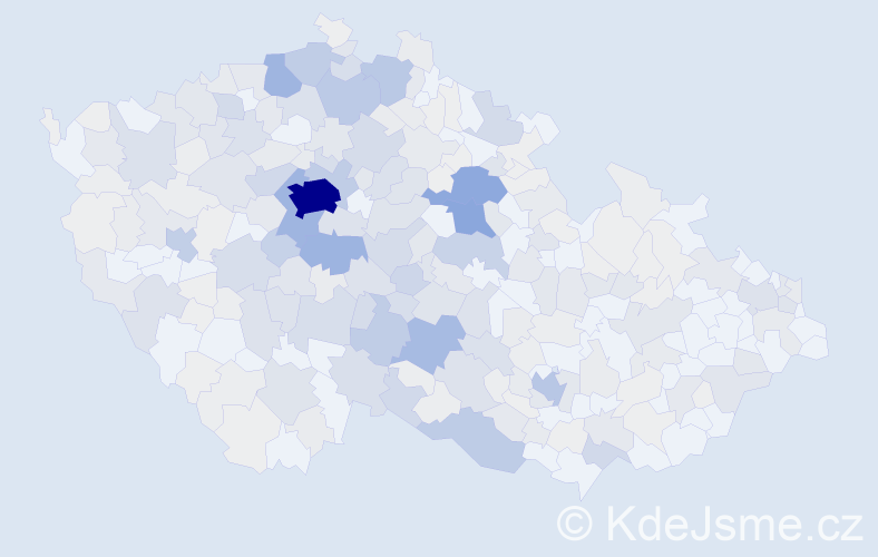 Příjmení: 'Kudrna', počet výskytů 1393 v celé ČR