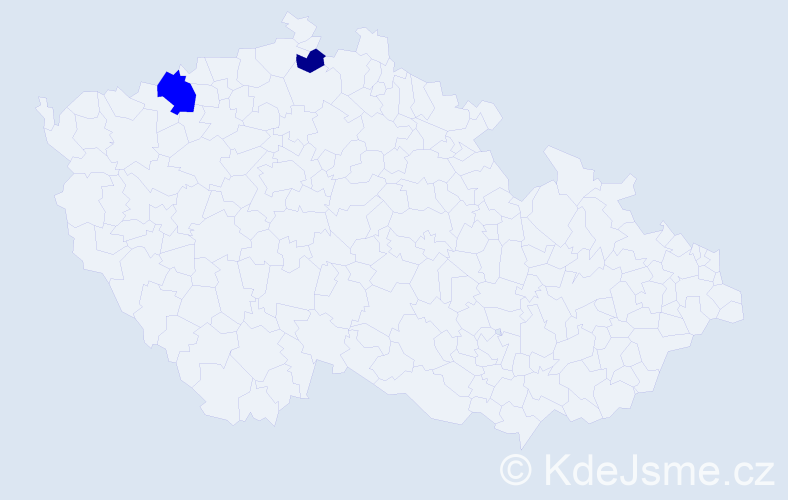 Příjmení: 'Brunmayr', počet výskytů 3 v celé ČR