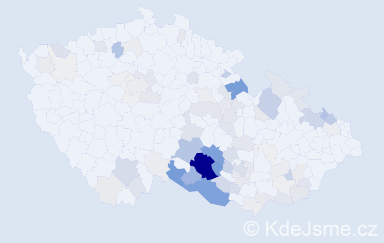 Příjmení: 'Cejpková', počet výskytů 342 v celé ČR