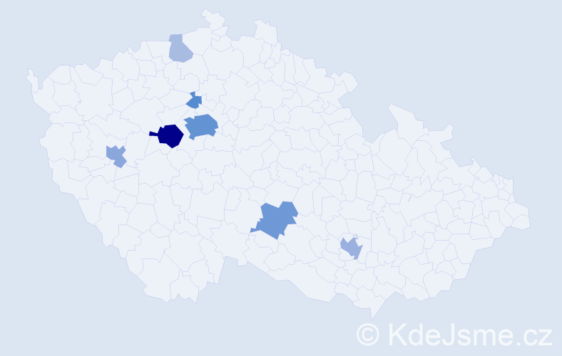 Příjmení: 'Stetsko', počet výskytů 32 v celé ČR
